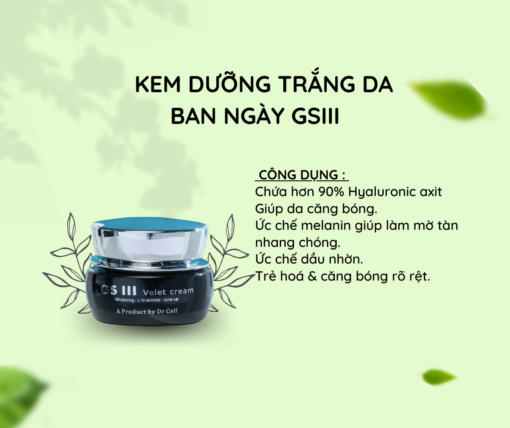 Kem dưỡng trắng da GS III